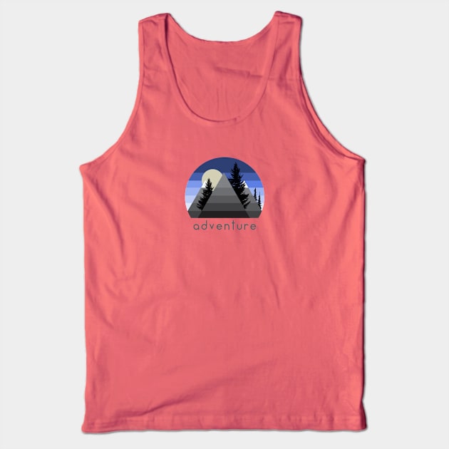 Adventure Logo Apparel and Accessories Tank Top by bahama mule